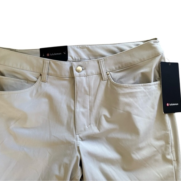 Lululemon Men’s ABC Pant Slim Fit Warpstreme 34X28 Silverstone Four Way Stretch - Picture 4 of 12